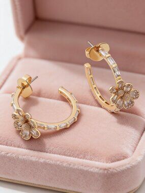 Fleurette Hoops